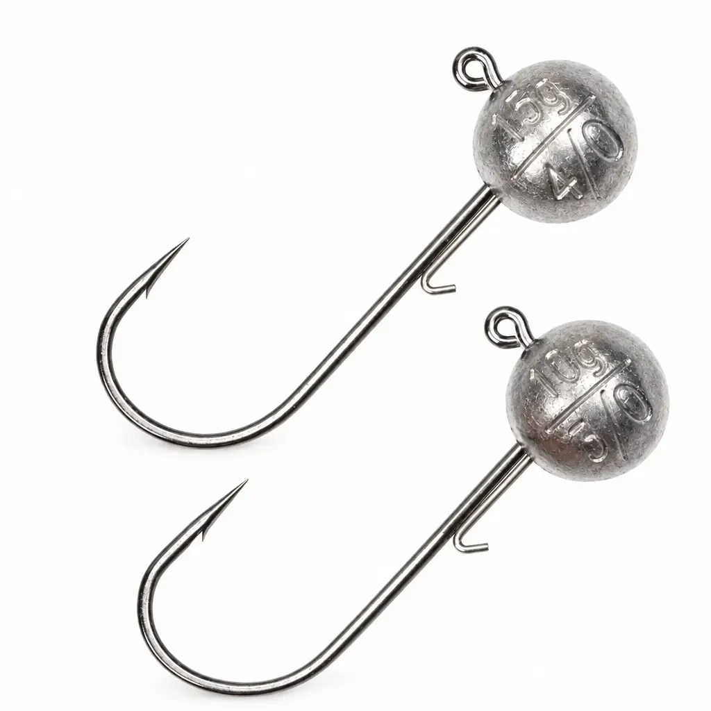 NED Bass Jig Head 7g-20g 4X Wide Hook (Pack of 5)