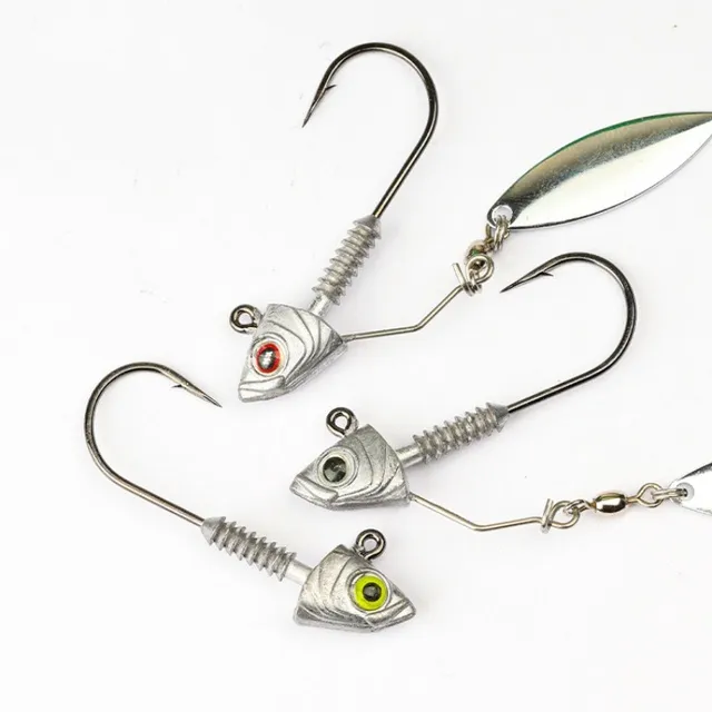 Jig spinner 3,5-14 g (confezione da 3)