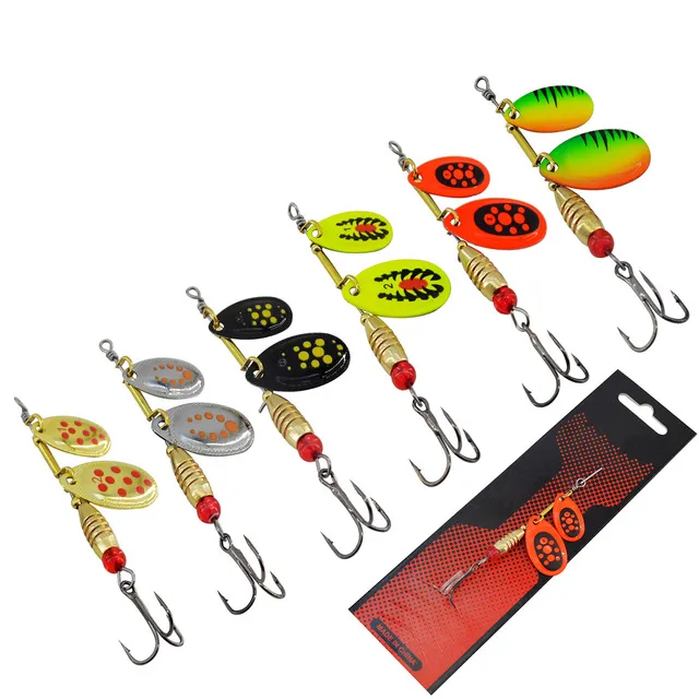 Double Blade Trout Spinnerbait Metal 6g