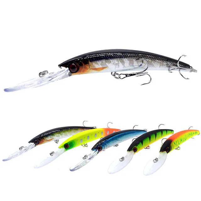 Long Tongue Minnow Bait Hard 15cm 17cm