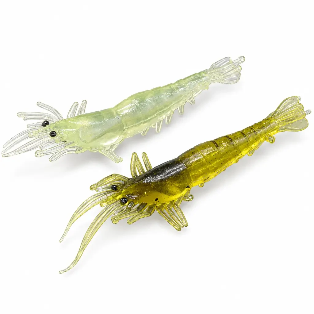 Esca gamberetto silicone 7 cm 3,4 g (confezione da 4)