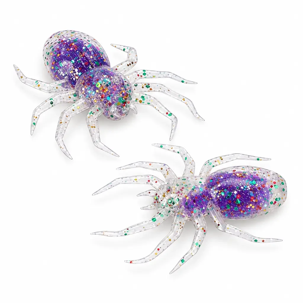 Spider Lure Soft Bait 3.5cm 1.3g (Pack of 5)