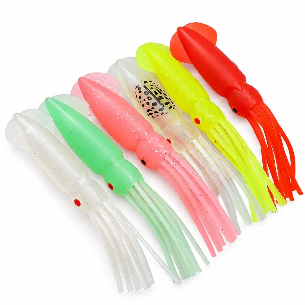 Totano morbido polpo 12,5 cm 9,5 g (confezione da 6)