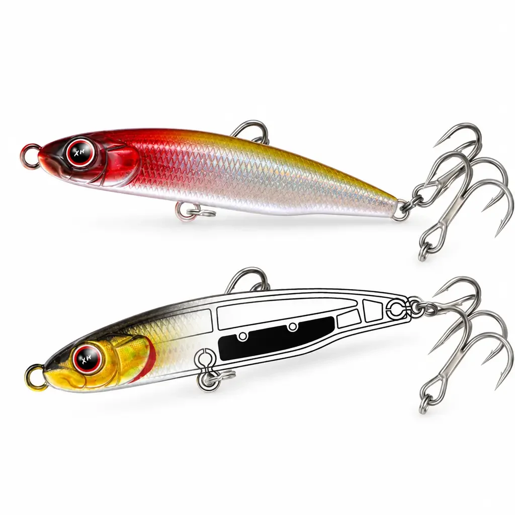 Slow Sinking Stickbait Pencil 3.8g 5.8g