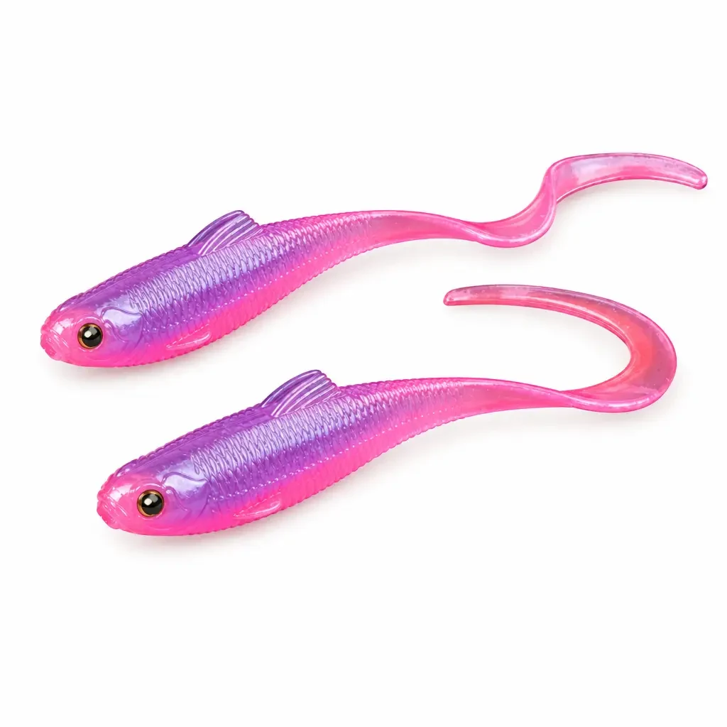 Curly Tail Lure Big Wave Tail Soft Bait