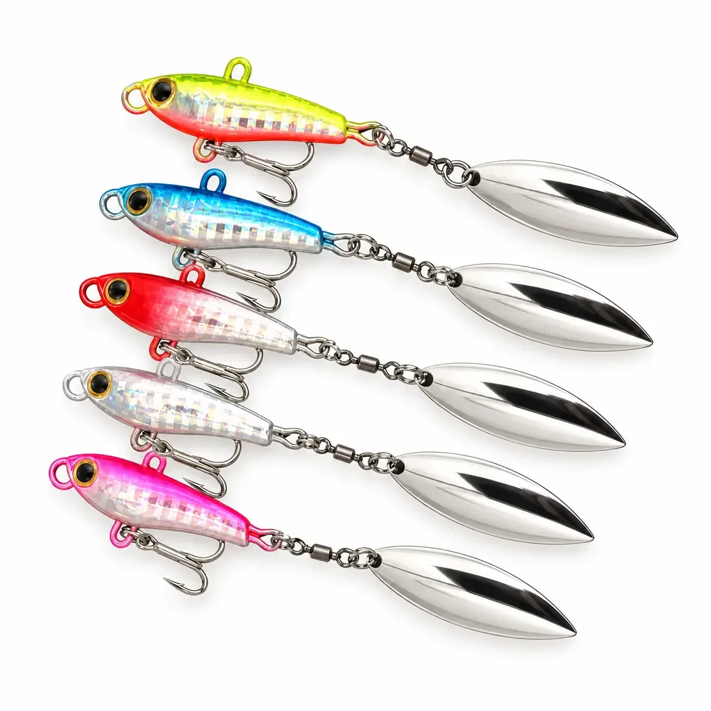 Vib spinner metallo 10-35 g (confezione da 5)