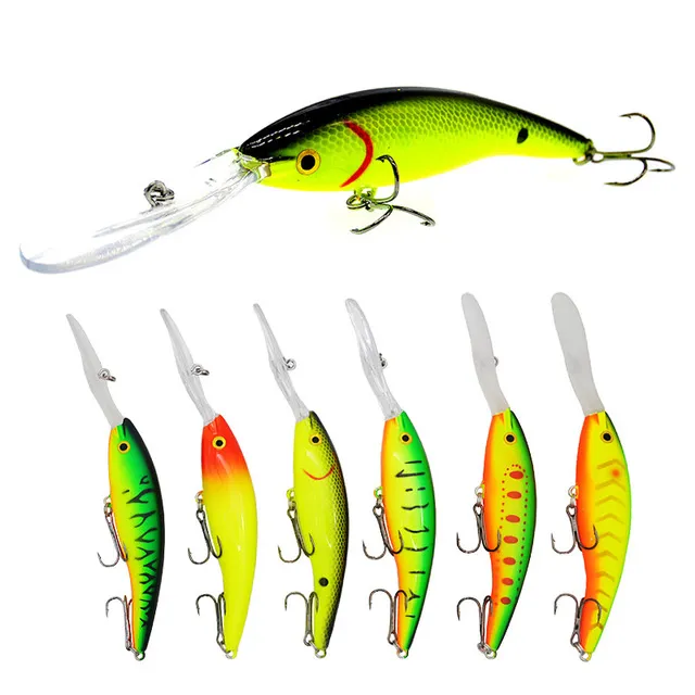Plastic Jerkbait Long Lip Minnow 13.5cm 14g