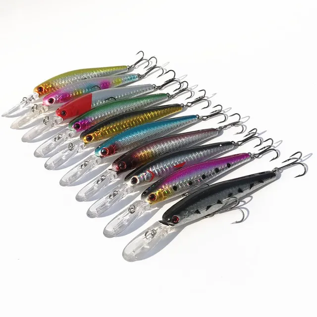 Laser Long Lip Minnow 12cm 14g Dives 1.5-2.5m