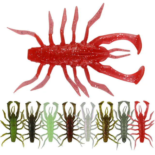 Esca gamberetto 3,5 cm 7 cm (confezione da 5)