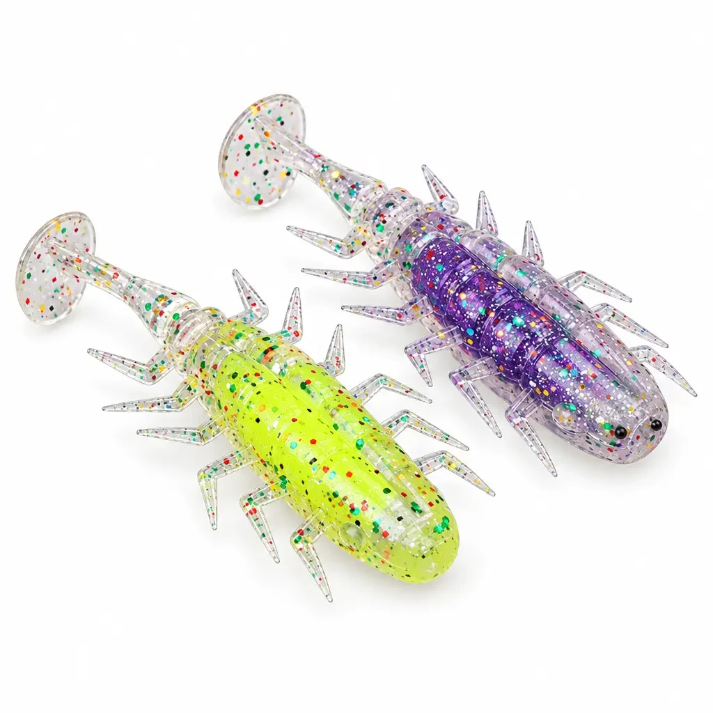 Micro Swimbait Paddle Tail Laser Sequins 5cm 2g (Pack of 5)