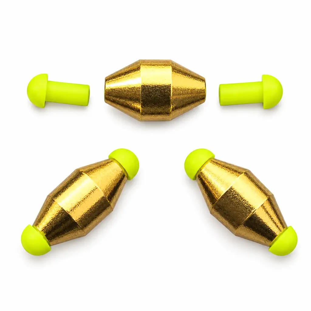 Copper Fishing Float Weight Balancer Gold (Pack of 5)