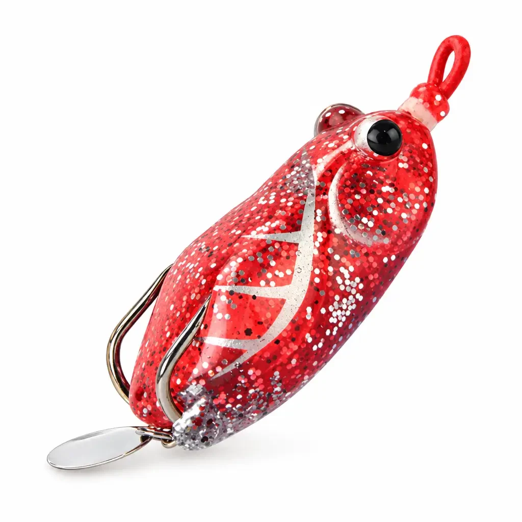 Long Cast Soft Plastic Frog Lure Double Hook 14g