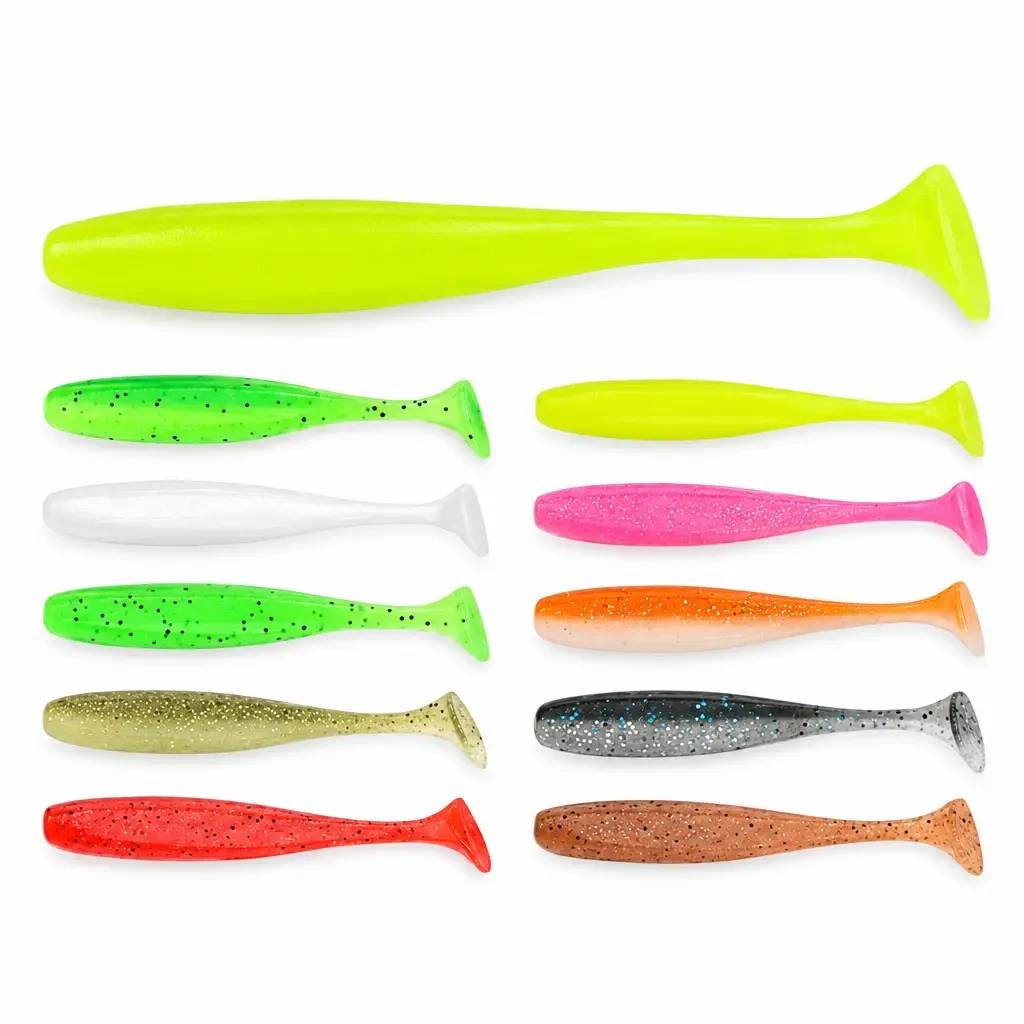 T Tail Lure Blink Color Worm 6.5-8.5cm